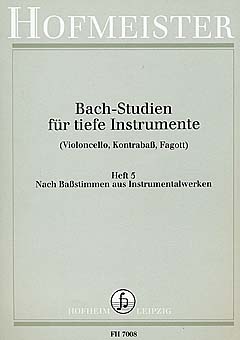 Bach Studien 5 Fuer Tiefe Instrumente