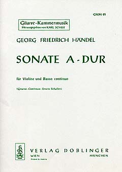 Sonate A - Dur Op 1/3