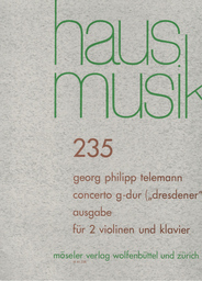 Konzert G - Dur (Dresdener Konzert)