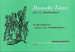Deutsche Taenze Des 16 Jahrhunderts