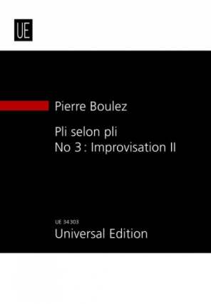 Pli Selon Pli - No 3 Improvisation 2 (portrait De Mallarme)