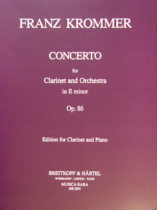 Konzert E - Moll Op 86