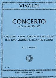 Concerto G - Moll Rv 103 P 402