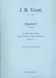 Quartett Op 22/1 B - Dur