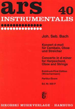 Konzert D - Moll Bwv 1059