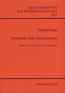 Hindemiths Fruehe Streichquartette
