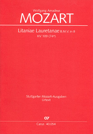 Litaniae Lauretanae B - Dur Kv 109
