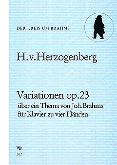 Variationen Op 23 Ueber Ein Thema Von Brahms