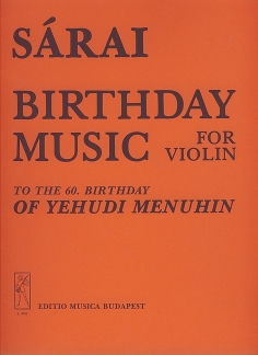Birthday Music (yehudi Menuhin 60 Birthday)