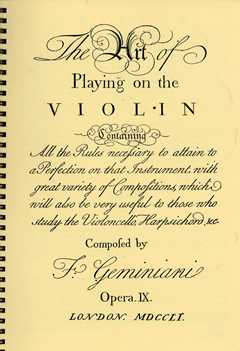 The Art Of Playing On The Violin