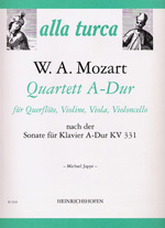 Quartett A - Dur Nach Sonate A - Dur Kv 331