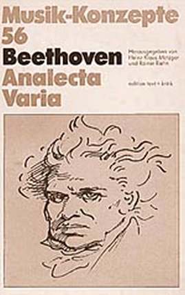 Musik Konzepte 56 - Beethoven Analecta Varia
