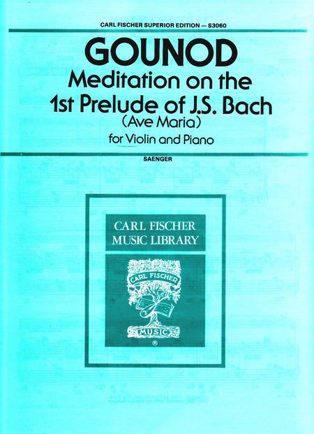 Meditation On Prelude 1 Of Bach (Ave Maria)