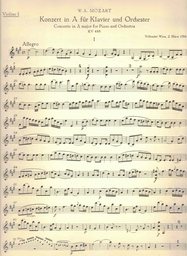 Konzert 23 A - Dur KV 488