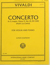 Concerto G - Dur Op 9/10 Rv 300 P 103 (la Cetra)
