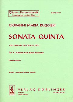 Sonata Quinta G - Moll Op 3