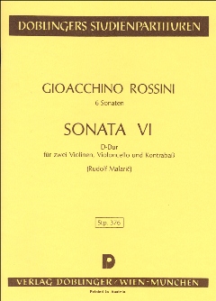 Sonate 6 D - Dur