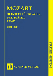 Quintett Es - dur KV 452 für Klavier und Bläser und Glasharmonika - Quintett KV 617