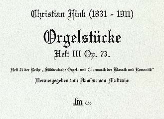 Orgelstuecke Bd 3 Op 73