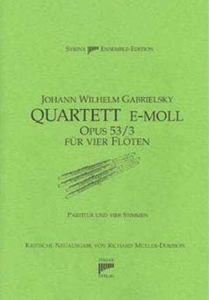 Quartett E - Moll Op 53/3