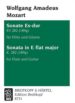 Sonate 4 Es - Dur Kv 282 (189g)