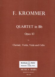 Quartett B - Dur Op 83