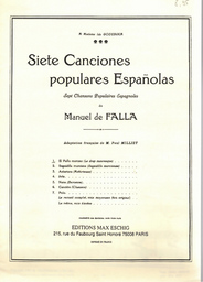 El Pano Moruno (7 Canciones Populares Espanolas 1)