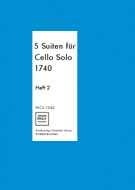 5 Suiten Fuer Cello Solo 1740 Band 2