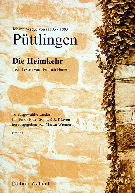 Die Heimkehr 1 - 16 Lieder Nach Texten Von Heinrich Heine