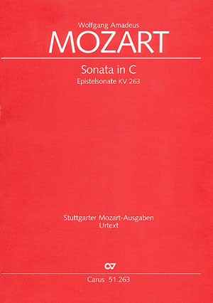 Sonate C - Dur Kv 263 (epistelsonate)