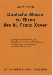 Deutsche Messe Zu Ehren Des Heiligen Franz Xaver