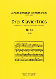 3 Klaviertrios Op 34 (1815)