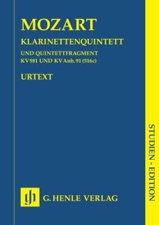 Quintett A - Dur Kv 581 + Fragment Kv Anh 91 (516c)