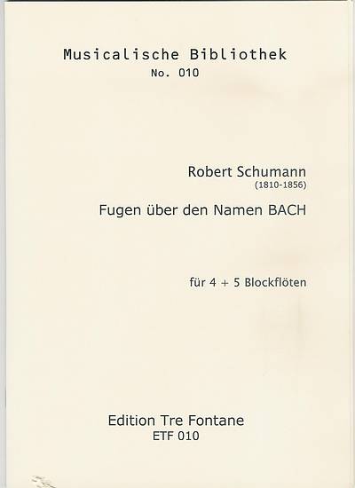 Fugen Ueber Den Namen Bach