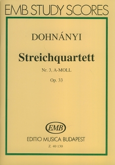 Streichquartett 3 A - Moll Op 33