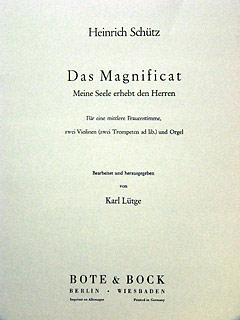 Magnificat - Meine Seele Erhebet den Herren