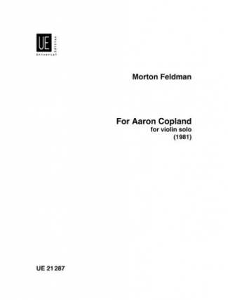 For Aaron Copland