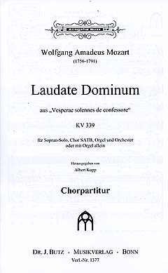 Laudate Dominum (vesperae Solennes De Confessore Kv 339)