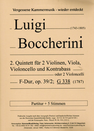 Quintett 15 C - Moll Op 38