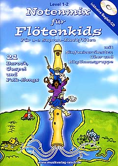 Notenmix Fuer Floetenkids Level 1-2