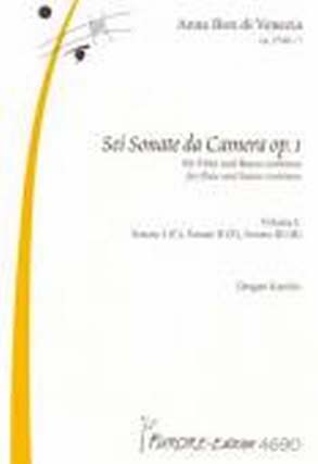 6 Sonaten Da Camera Op 1 Bd 1 (nr 1-3)