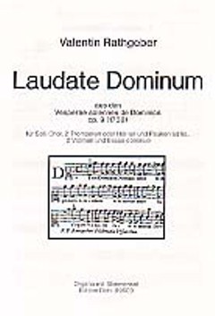 Laudate Dominum (vesperae Solemnes De Dominica) Op 9