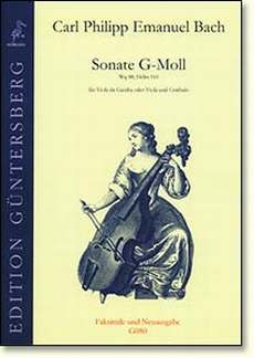 Sonate G - Moll Wq 88