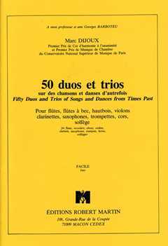 50 Duos + Trios Sur Des Chandsons Et Danses D'Autrefois