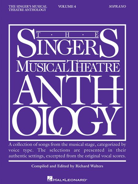 Singer'S Musical Theatre Anthology 4