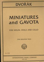 Miniatures + Gavota (seraphin Trio)