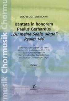 Kantate In Honorem Paulus Gerhardus