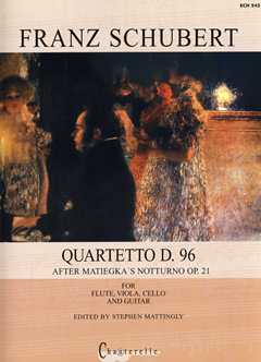 Quartett G - Dur D 96 After Matiegka's Notturno Op 21
