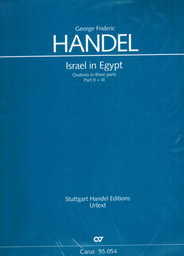 Israel In Aegypten Hwv 54