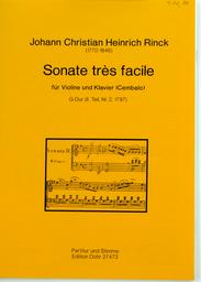 Sonate Tres Facile 2 G - Dur